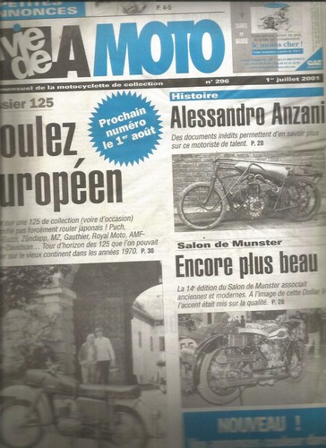 Vie moto n 296 - la, n°296
