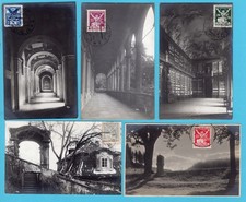 CZECHOSLOVAKIA 5 franked PPC's 1920-21 Vrsovice