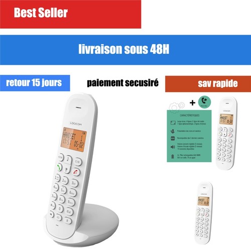 Téléphone sans fil logicom - sans,