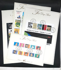 HERGE - TINTIN - 4 FEUILLETS TIMBRES - PREMIER ( 1ier ) JOUR D'EMISSION ( TTBE )