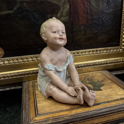 Rare ancien petit baigneur - petit, en