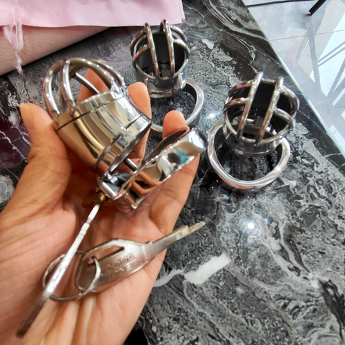 Homme ring cage chasteté - homme,