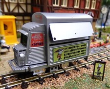 HOn30/HOe/HOn2-1/2 Citroen Narrow Gauge Food Truck Kit H0e Locomotive Railcar PH