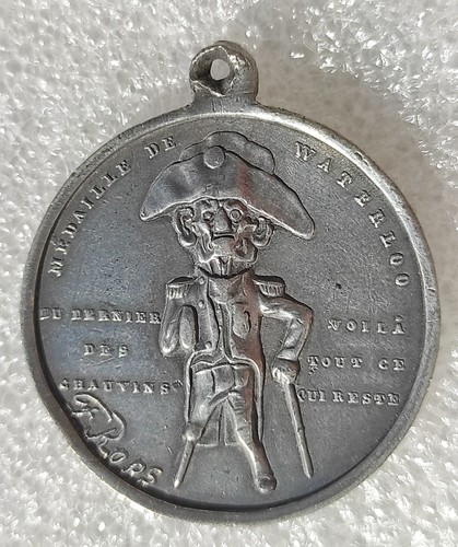 Medaille satirique waterloo - medaille,