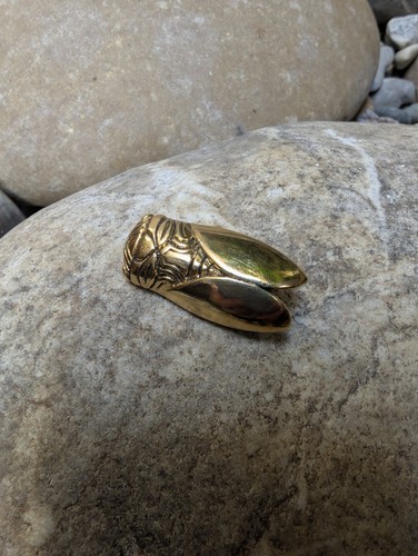 Broche vintage cigale - broche,