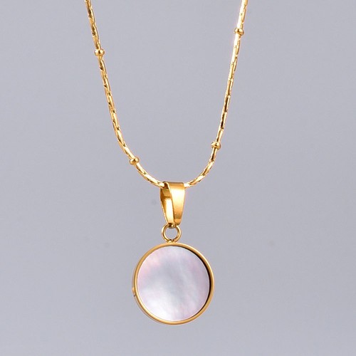 Pendentif chaine acier - acier, au