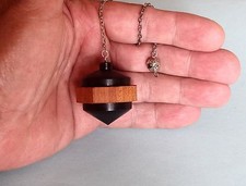 PENDULE * OCTOGONE BOIS EBENE