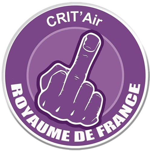 Autocollant fuck vignette - vignette, crit