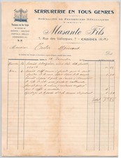 1917 Masante Son Locksmithing