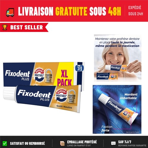 Fixodent crème adhésive - fixodent, pour