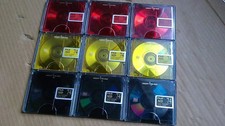9 Minidisc Fuji MD Rouge /