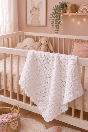 Couverture bébé crochet - bébé,