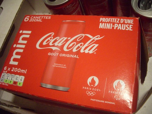 Boite canettes coca cola - 6,