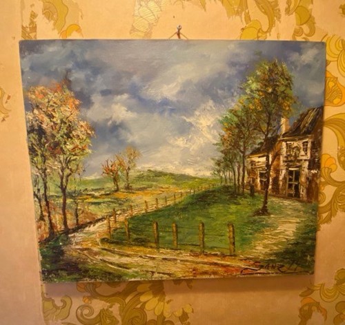 Tableau peinture paysage