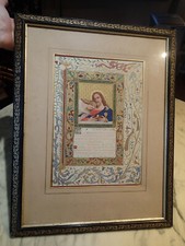 SUPERBE ENLUMINURE XIXe s