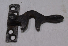 ancien fermoir crochet en fer forgé pour coffre malle meuble....