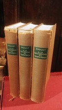 PROUST - A LA RECHERCHE DU TEMPS PERDU 3 volumi  Pleiade Gallimard 1954
