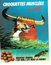 1981 ADVERTISING 027 ADVERTISING kibble for chien au beef friskies