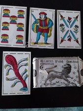 40 Spanish Playing Cards + Envelope by A Camoin and Companion Perfect Condition