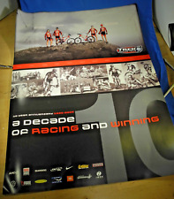 RARE! Trek Factory Racing Team Mountain Bike Poster Cycling Biking 1996-2006