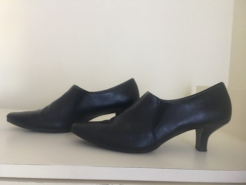 Aerosoles black leather - black,