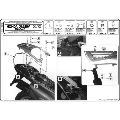 Givi t213 cadres spécifiques - givi,