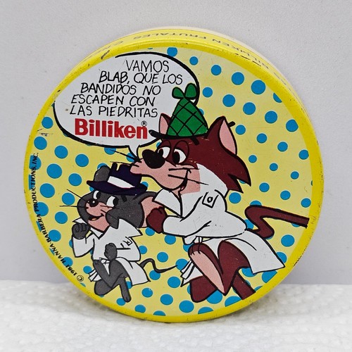 Vintage can candy box snooper - can,