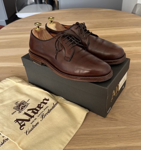 Alden plain toe blucher - alden,