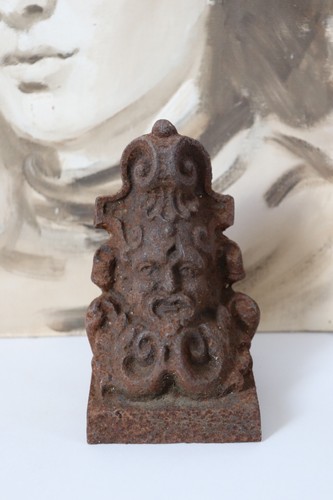 Ancienne tête chenet de - tête,