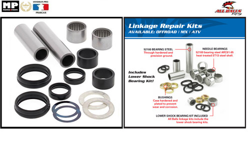Kit roulementde bras oscillant - bras,