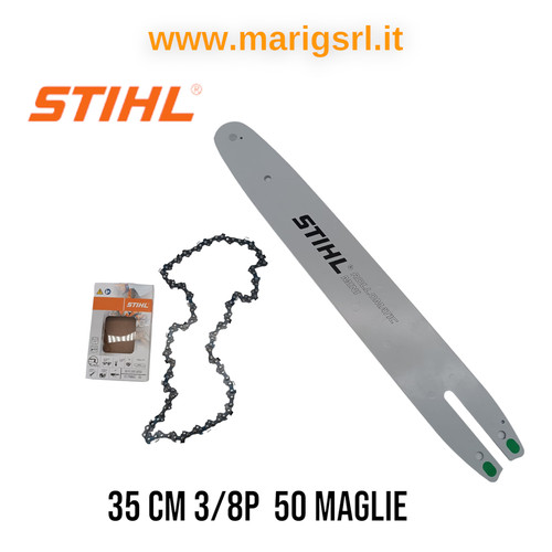 Barre chaîne stihl - chaîne, cm