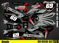 Kit Déco Moto pour / Mx Decal Kit for Honda CRF - Grey