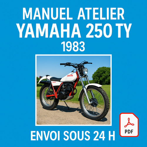 Manuel atelier yamaha 250 - yamaha, ty