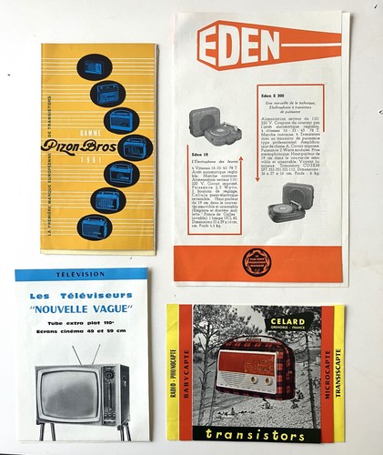 Lot publicites prospectus - de,