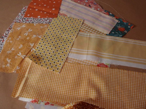 Lot petits coupons tissu - petits, de