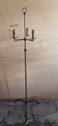 Lampadaire réglable acier - , et