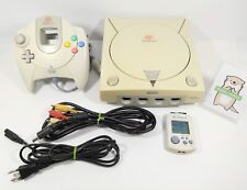 Dreamcast Console white HKT-3000 w/Visual Memory Language Japanese Tested 0204F