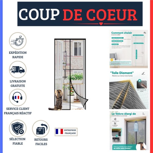 Moustiquaire porte - moustiquaire, de