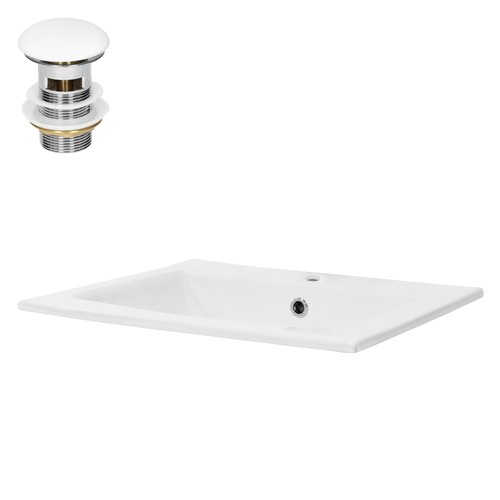 Lavabo céramique blanc - en,