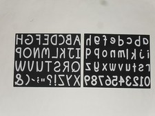 tampon mousse alphabet (lettre