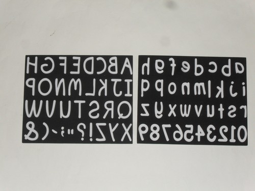 Tampon mousse alphabet lettre - tampon, (lettre