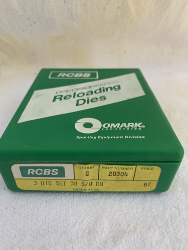 Rcbs die set outils - .38, s/w