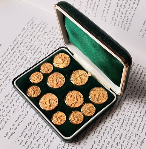 Coffret london badge button - london, &