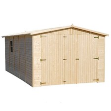 GARAGE en Bois Naturel -