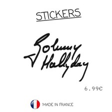 STICKER SIGNATURE JOHNNY