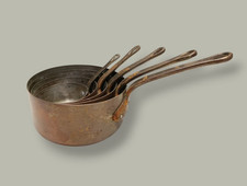 Lot de 5 casseroles Anciennes