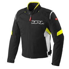 Veste En Tissu Noir Jaune Fluo