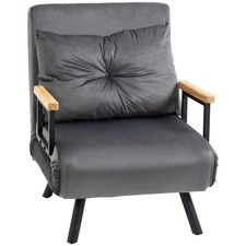 HOMCOM Fauteuil convertible 1