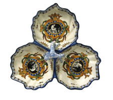 Ancien Plat Mendiant Serviteur