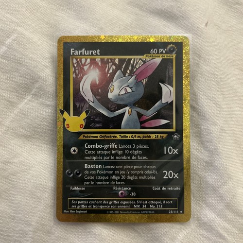 Carte pokémon jcc - carte, farfuret